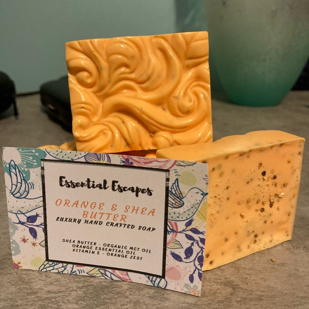 Essential Escapes - Orange & Shea Butter - Hand Crafted Soap